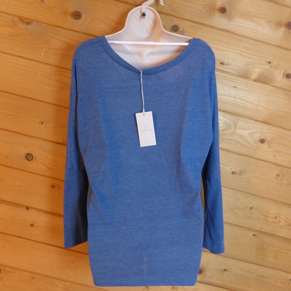 Alternative Blue Long Sleeve Tee Organic Cotton M - Picture 5 of 9